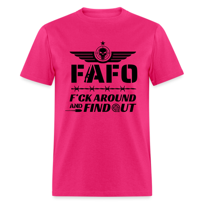 FAFO T-Shirt (F*ck Around And Find Out) - fuchsia