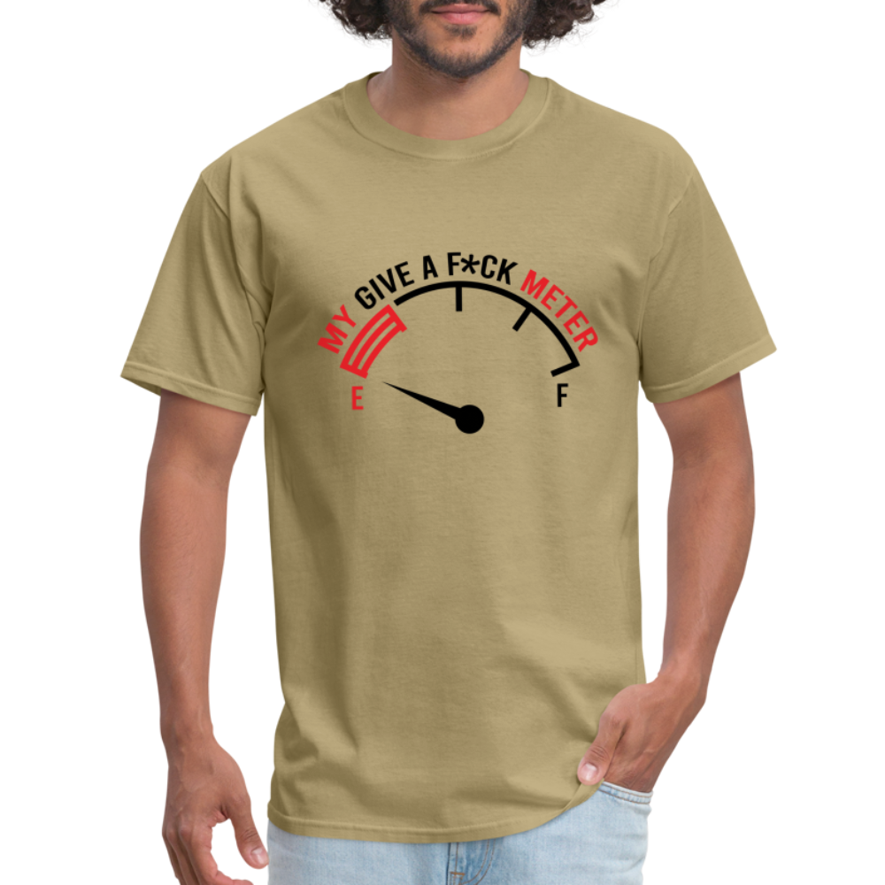 My Give A F*ck Meter T-Shirt - khaki