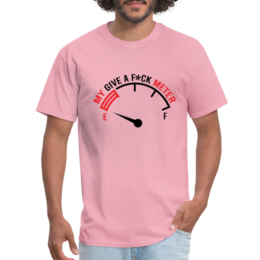My Give A F*ck Meter T-Shirt - pink