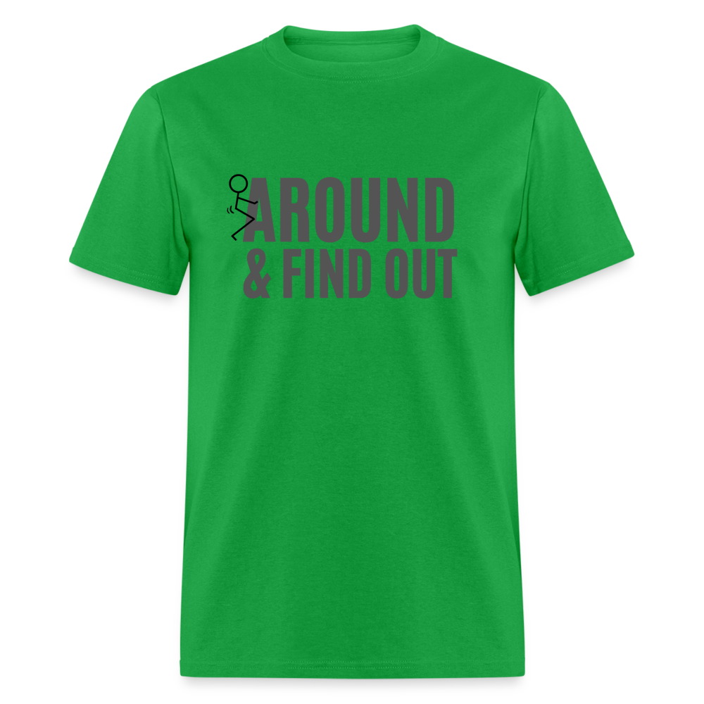 F Around and Find Out T-Shirt - bright green