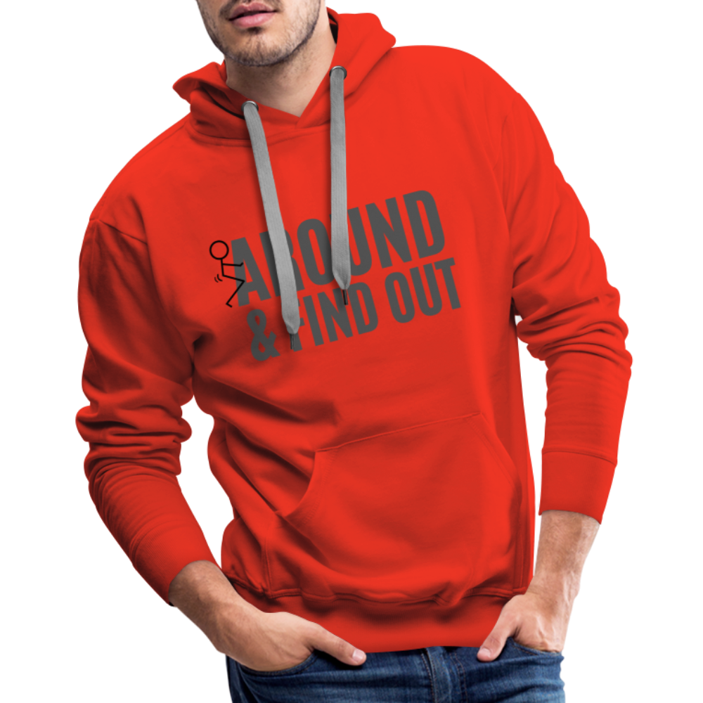 F Around and Find Out Men’s Premium Hoodie - red