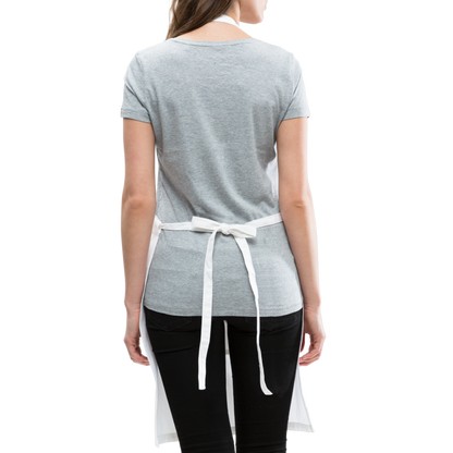 F Around and Find Out Adjustable Apron - white