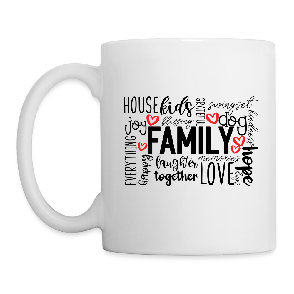 Family Coffee Mug (Personalize with Image) - white