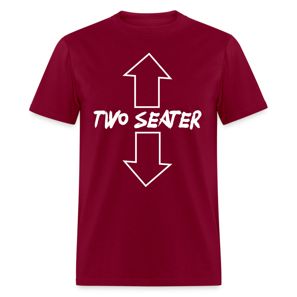 Two Seater T-Shirt - burgundy
