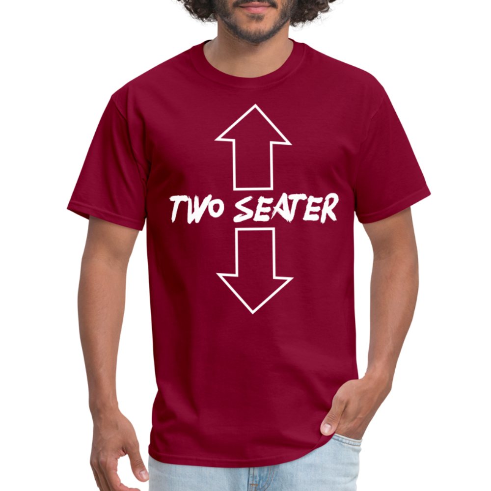 Two Seater T-Shirt - burgundy
