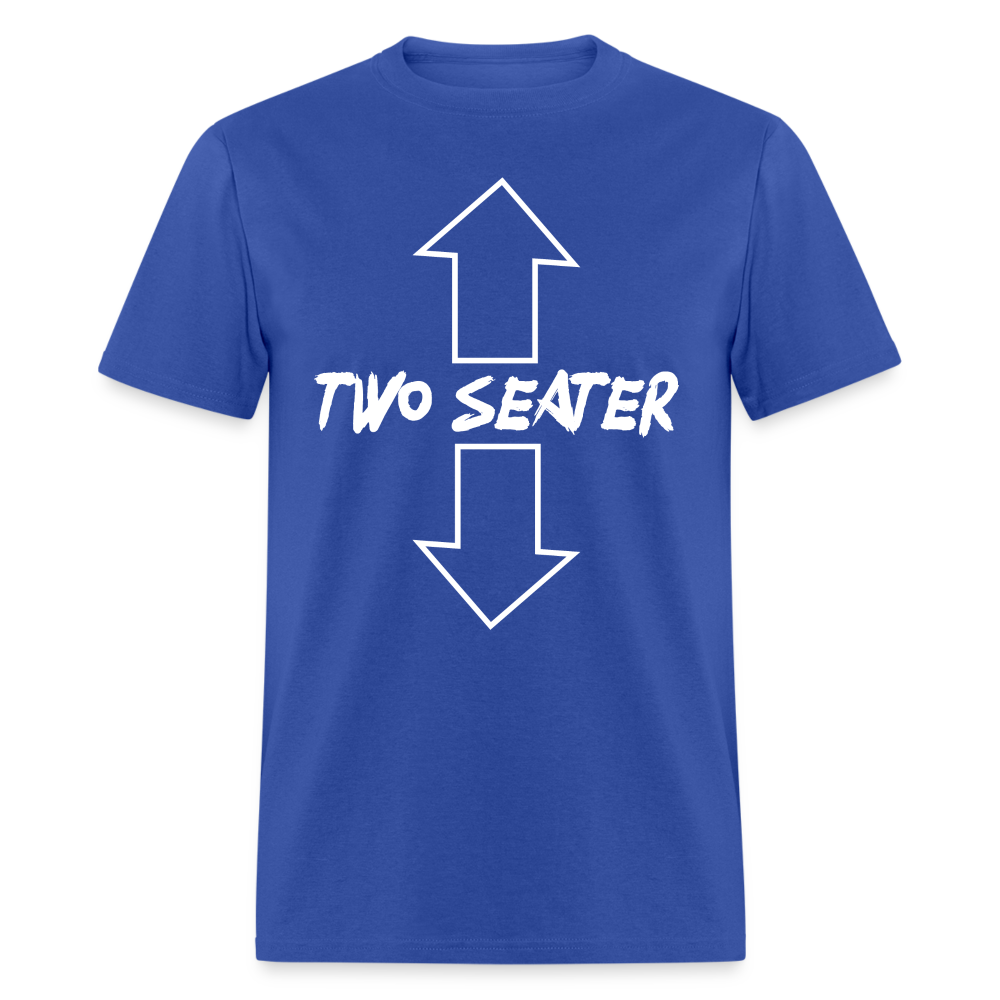Two Seater T-Shirt - royal blue