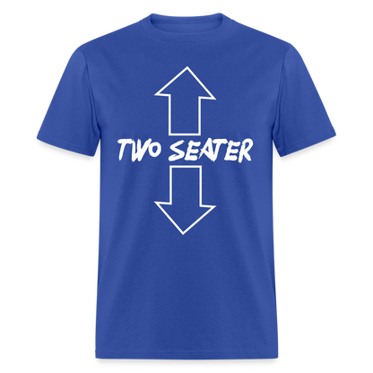 Two Seater T-Shirt - royal blue