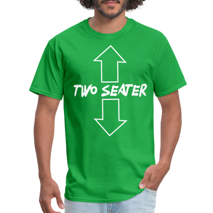 Two Seater T-Shirt - bright green