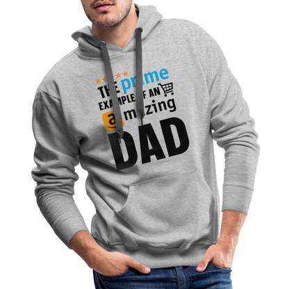 The Prime Example Of An Amazing Dad Men’s Premium Hoodie - heather grey
