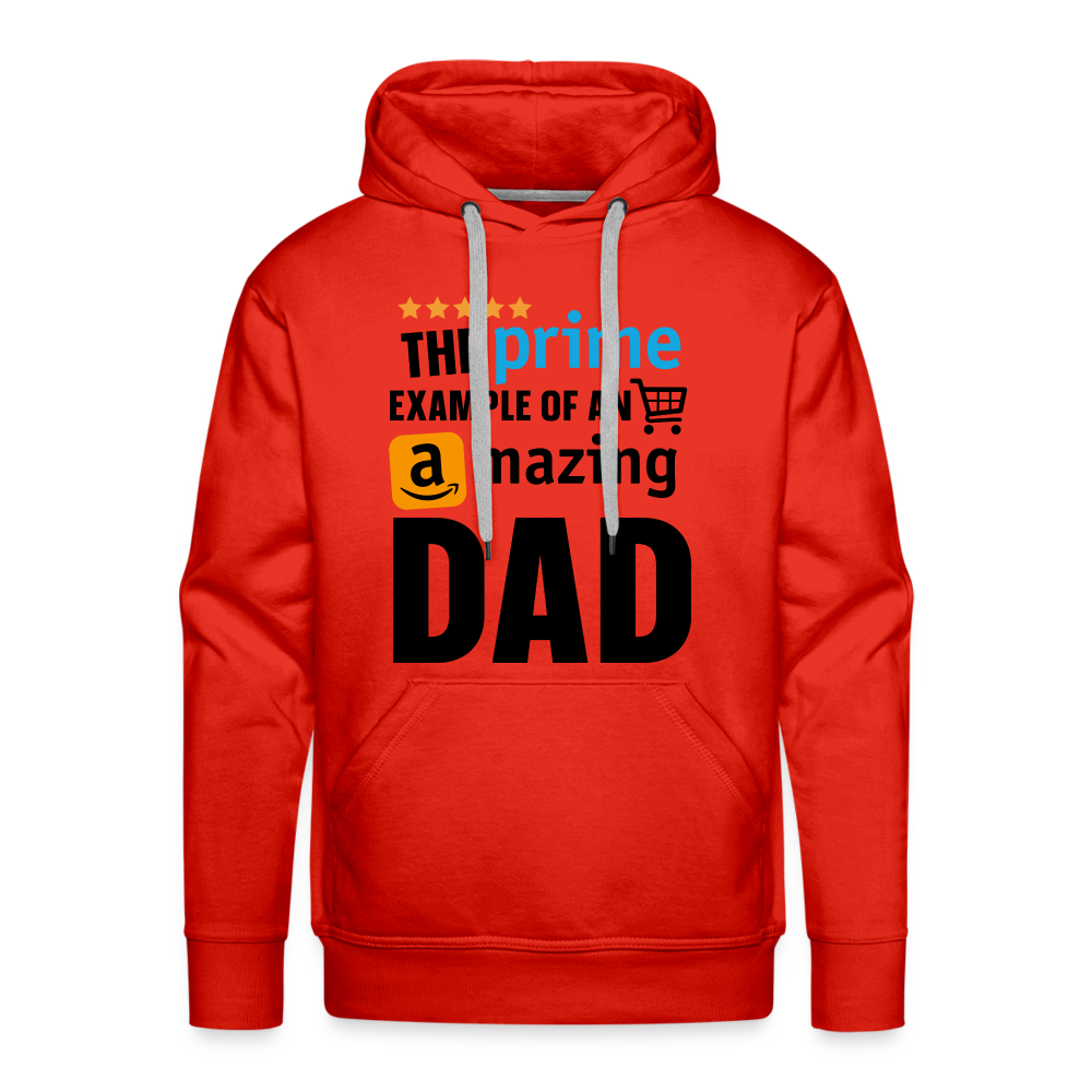 The Prime Example Of An Amazing Dad Men’s Premium Hoodie - red