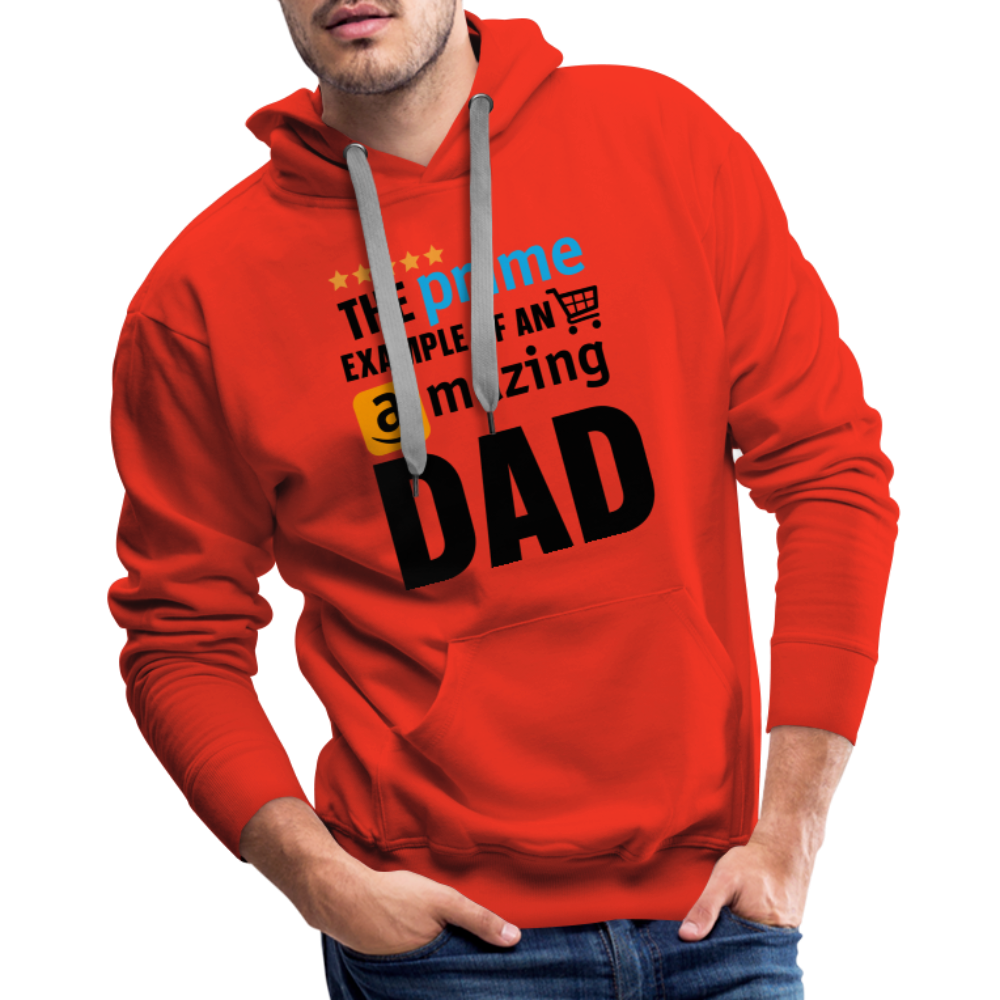 The Prime Example Of An Amazing Dad Men’s Premium Hoodie - red