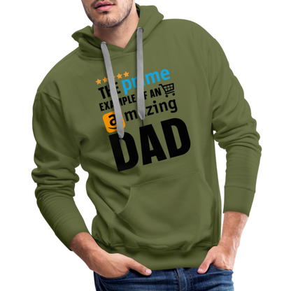 The Prime Example Of An Amazing Dad Men’s Premium Hoodie - olive green