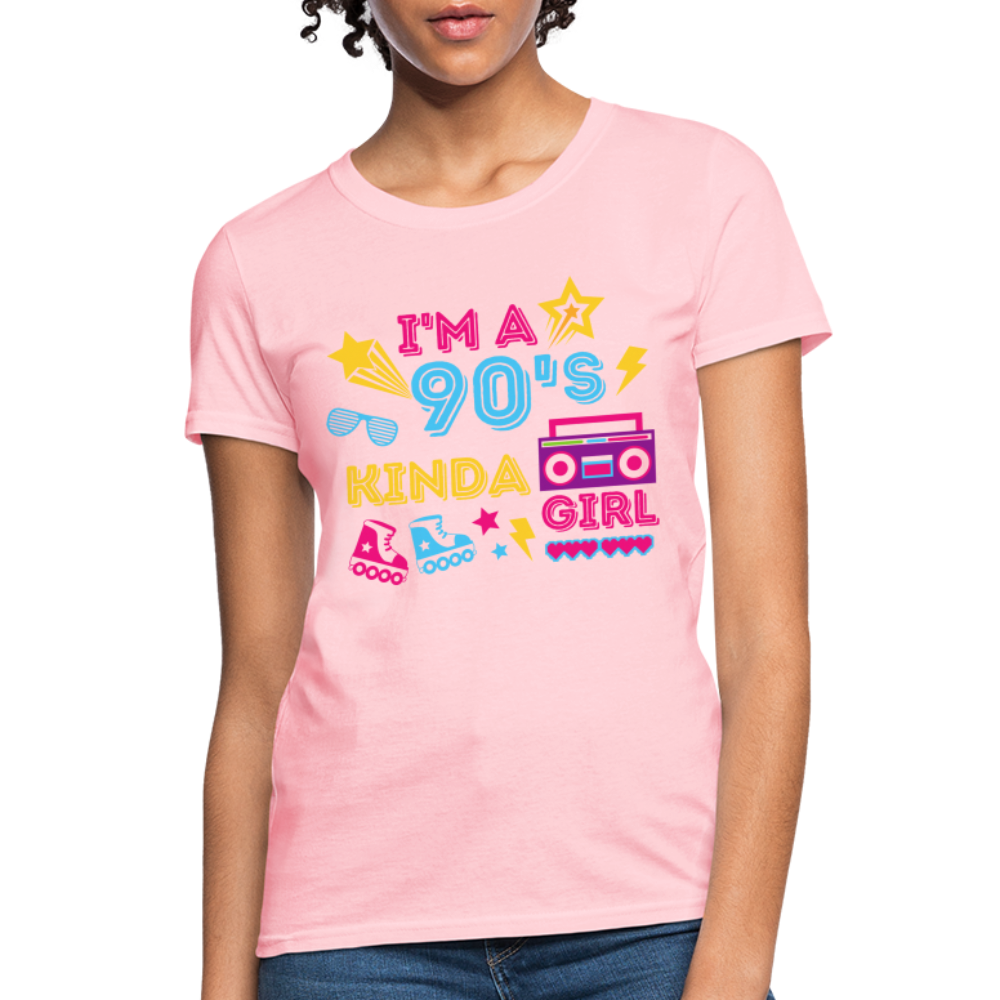 I'm A 90's Kinda Girl Women's T-Shirt - pink