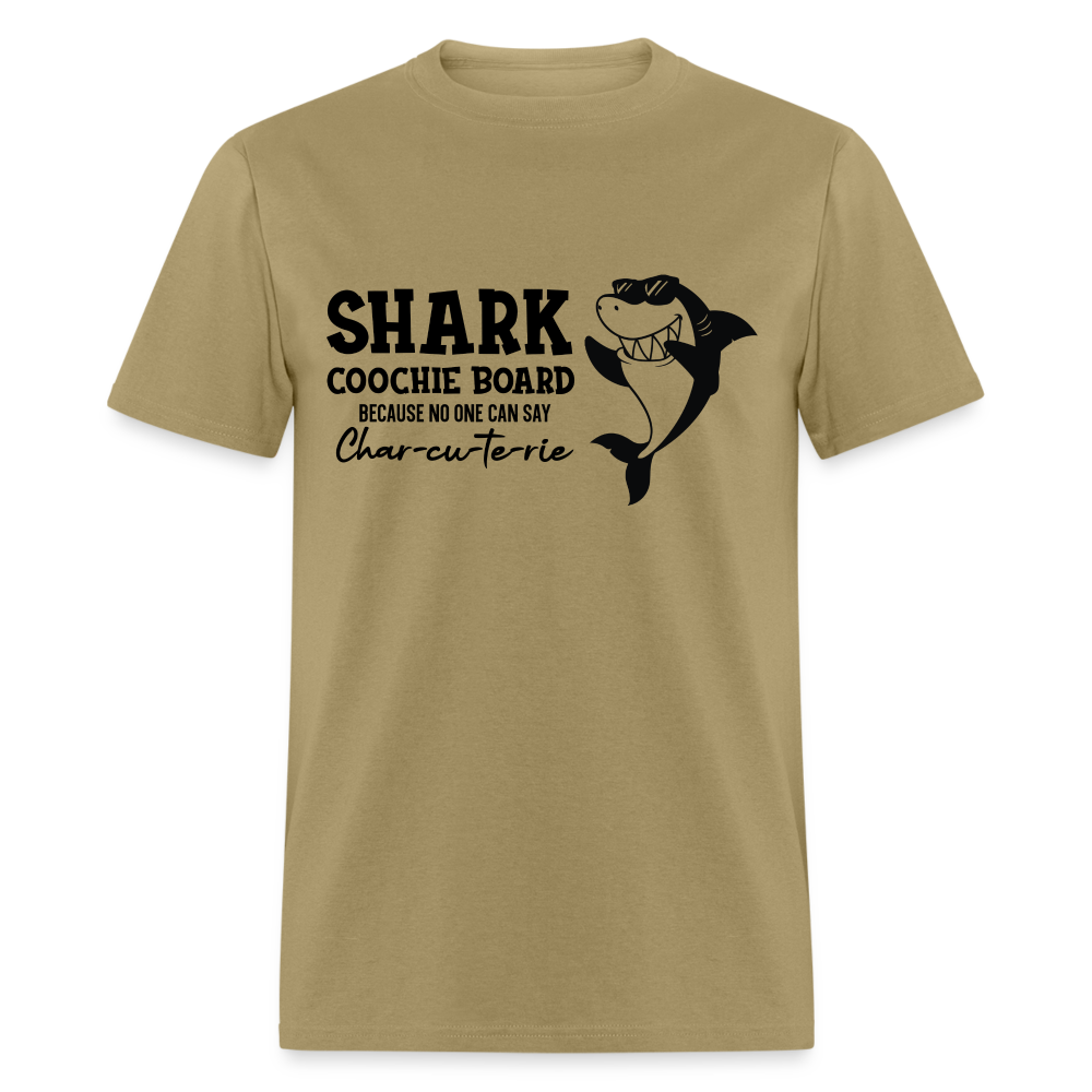 Shark Coochie Board T-Shirt (Charcuterie) - khaki
