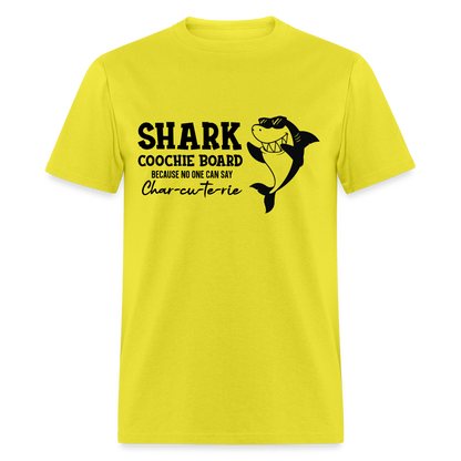 Shark Coochie Board T-Shirt (Charcuterie) - yellow