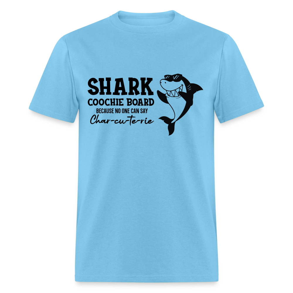 Shark Coochie Board T-Shirt (Charcuterie) - aquatic blue