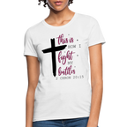 This is How I Fight My Battles Women's T-Shirt (2 Chronicles 20:15)