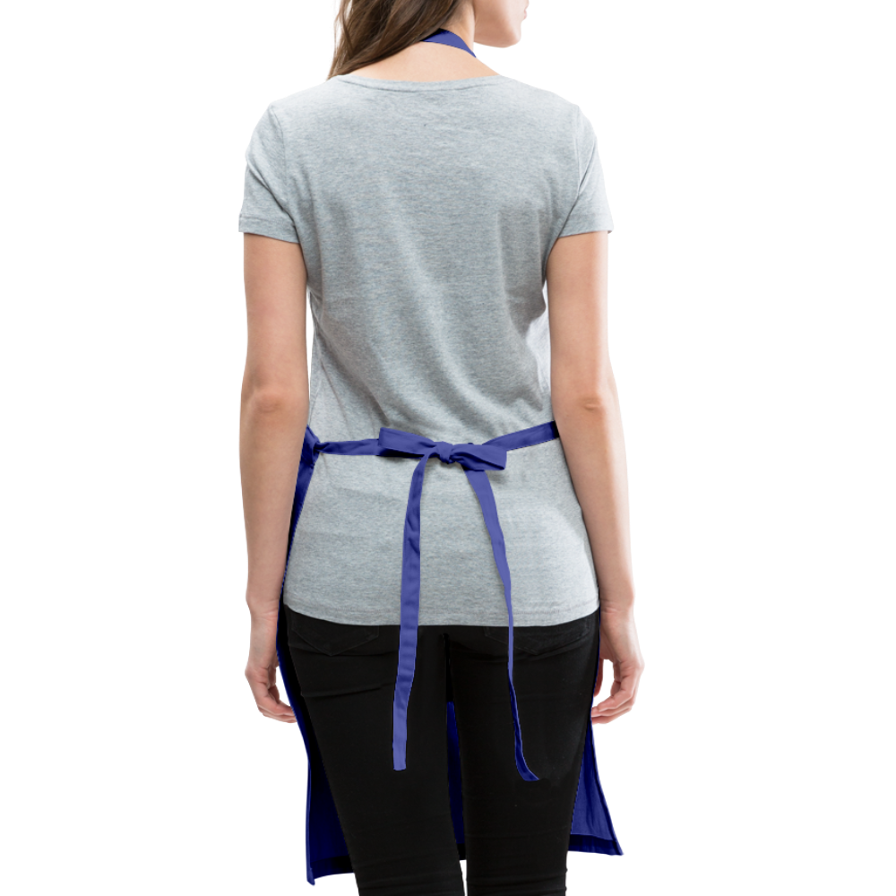 In My Next Life I Want To Be The Karma Fairy Adjustable Apron - royal blue