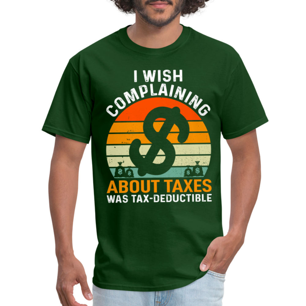 I Wish Complaining About Taxes Was Tax Deductible T-Shirt Color: denim
