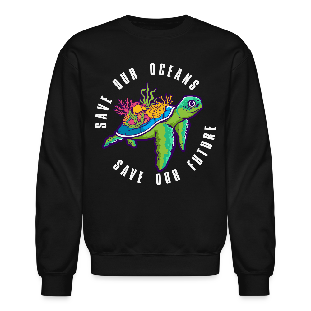 Save Our Oceans Save Our Future Sweatshirt Color: royal blue
