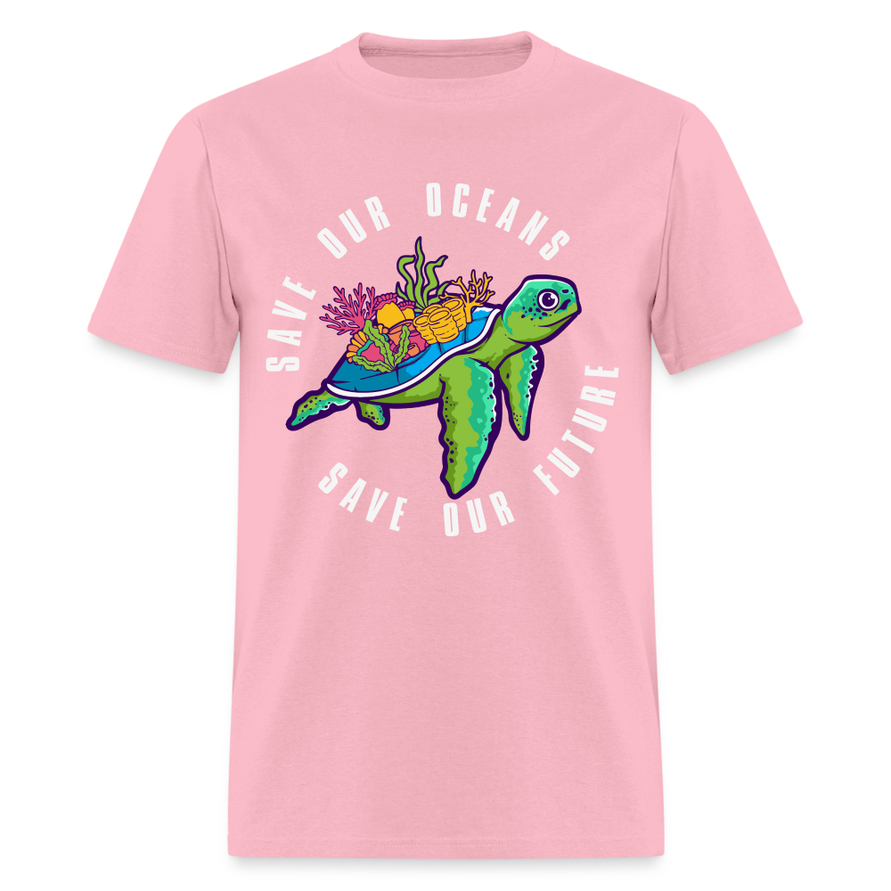 Save Our Oceans Save Our Future T-Shirt - pink