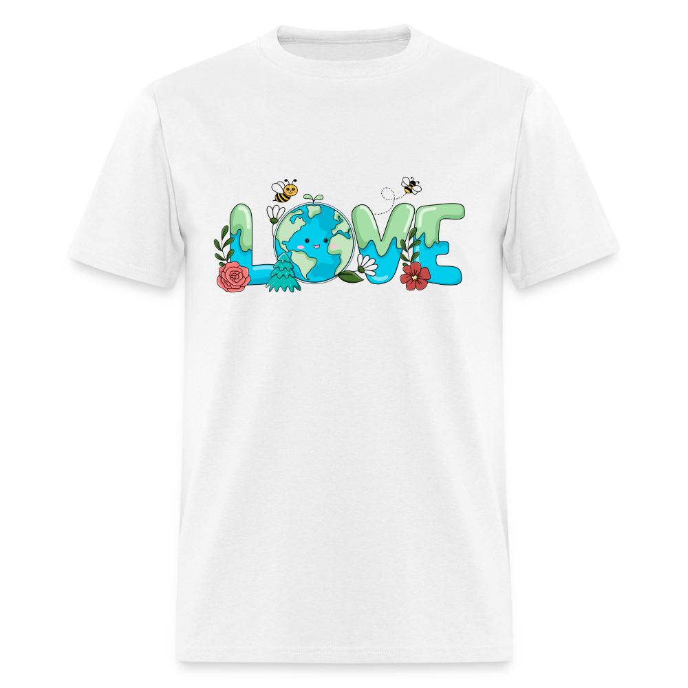 Nature's LOVE Celebration T-Shirt (Earth Day) - white