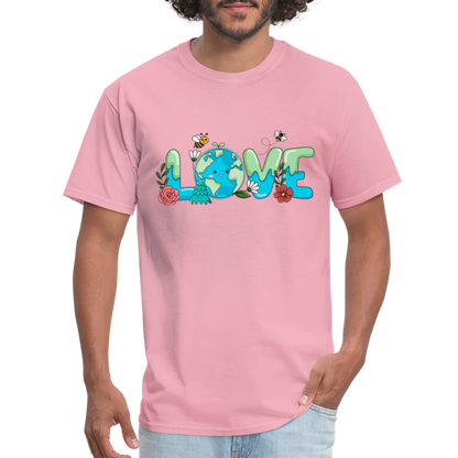 Nature's LOVE Celebration T-Shirt (Earth Day) - pink