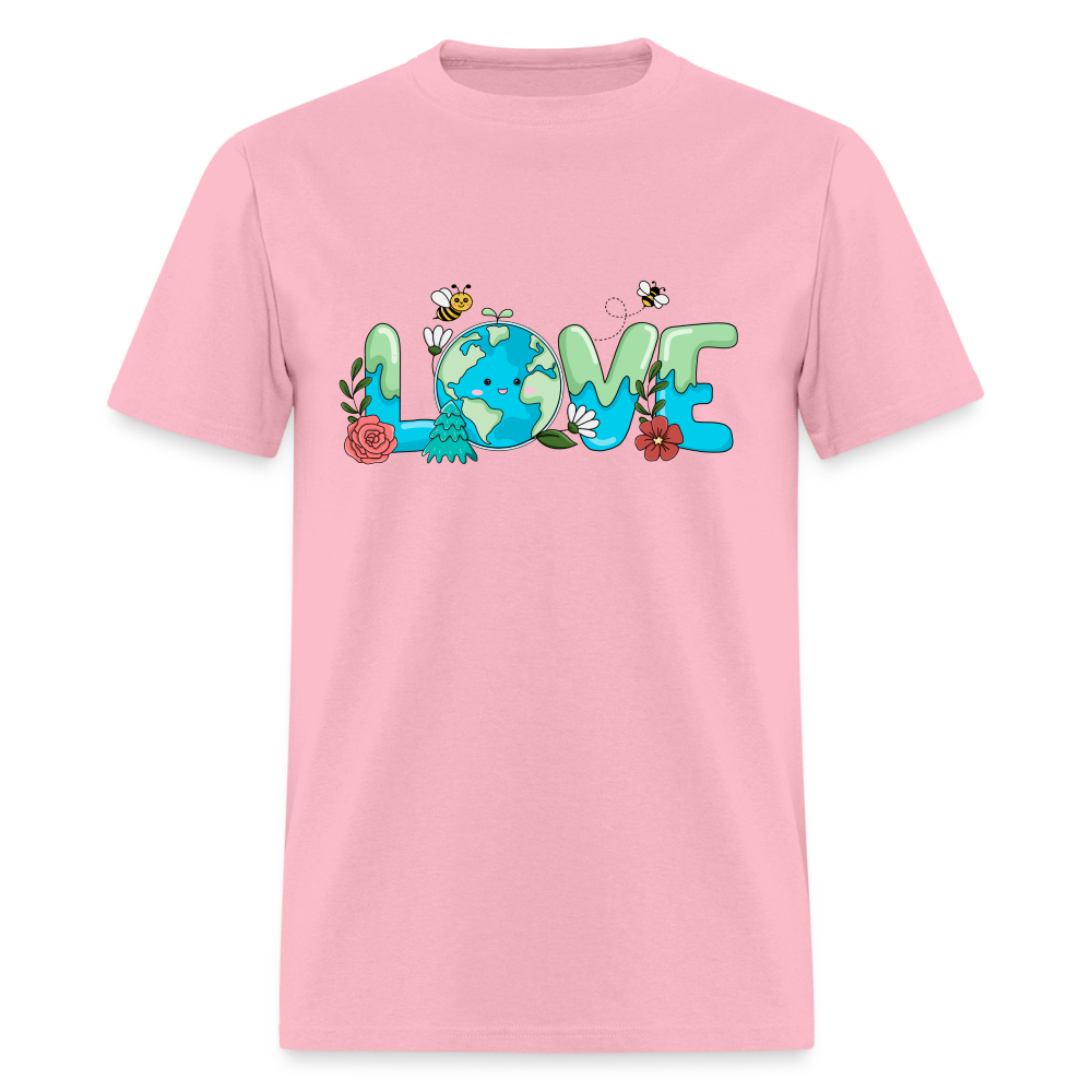 Nature's LOVE Celebration T-Shirt (Earth Day) - pink