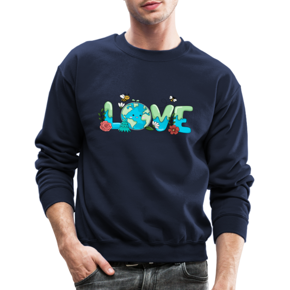 Nature's LOVE Celebration Sweatshirt (Earth Day) - navy