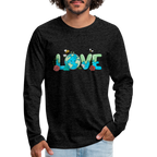 Nature's LOVE Celebration Men's Premium Long Sleeve T-Shirt (Earth Day)