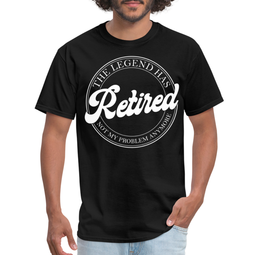 The Legend Has Retired T-Shirt - black