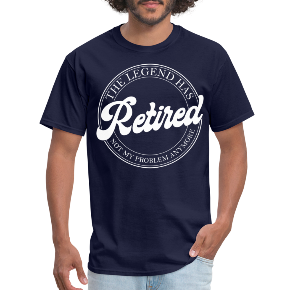 The Legend Has Retired T-Shirt - navy