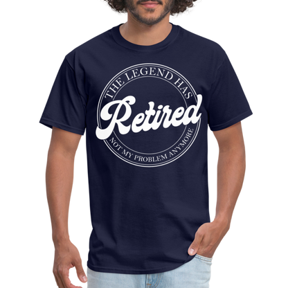 The Legend Has Retired T-Shirt - navy