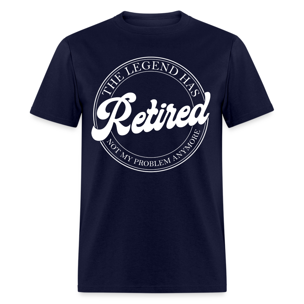 The Legend Has Retired T-Shirt - navy