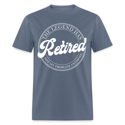 The Legend Has Retired T-Shirt - denim