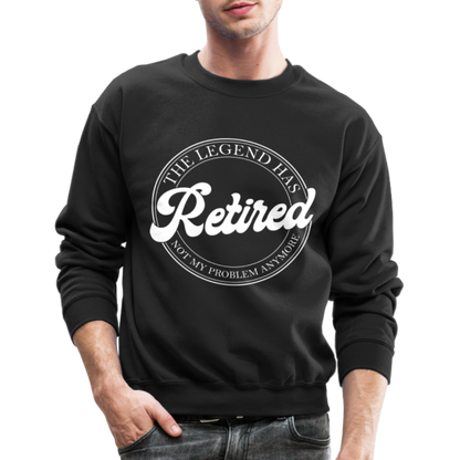 The Legend Has Retired Sweatshirt - black
