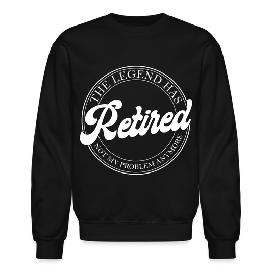 The Legend Has Retired Sweatshirt - black