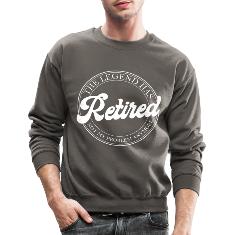 The Legend Has Retired Sweatshirt - asphalt gray
