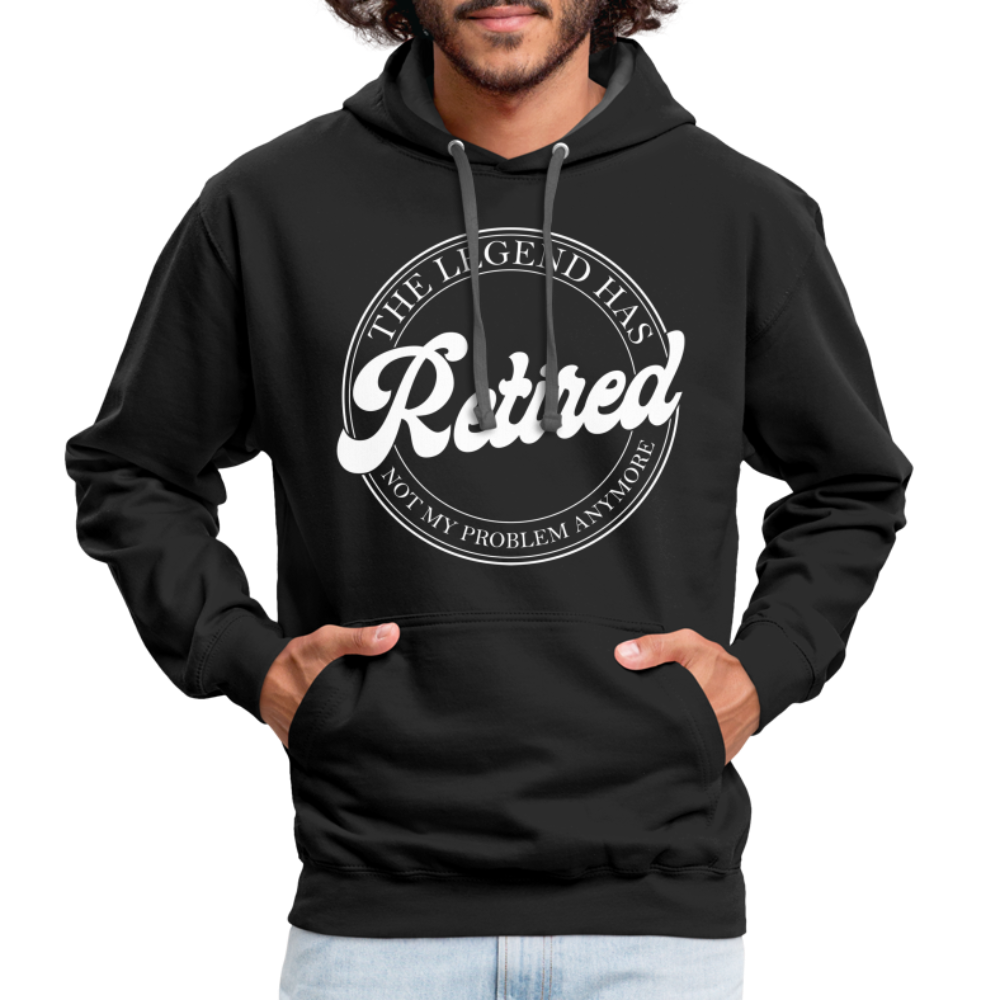 The Legend Has Retired Hoodie - black/asphalt