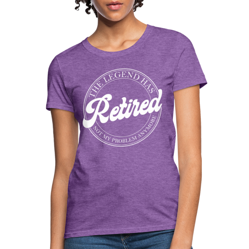 The Legend Has Retired Women's T-Shirt - purple heather