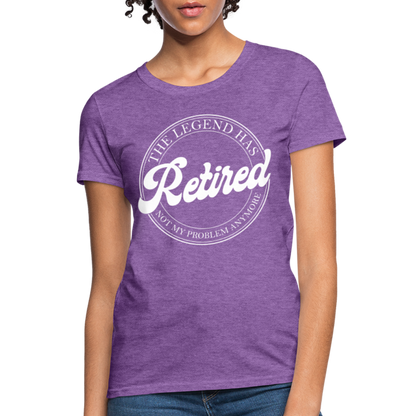 The Legend Has Retired Women's T-Shirt - purple heather