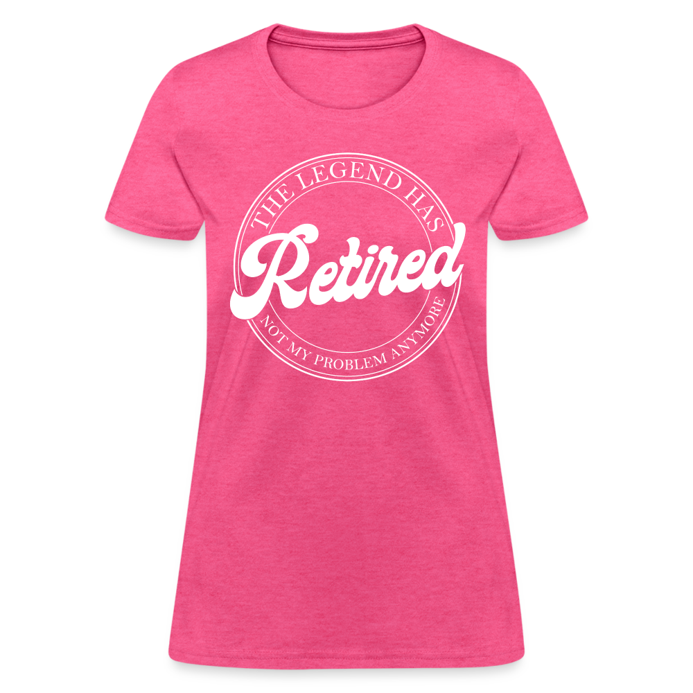 The Legend Has Retired Women's T-Shirt - heather pink