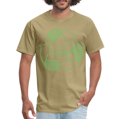 Don't Be Trashy T-Shirt (Recycle) - khaki