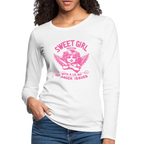 Sweet Girl With A Lil Bit of Anger Issues Women's Premium Long Sleeve T-Shirt