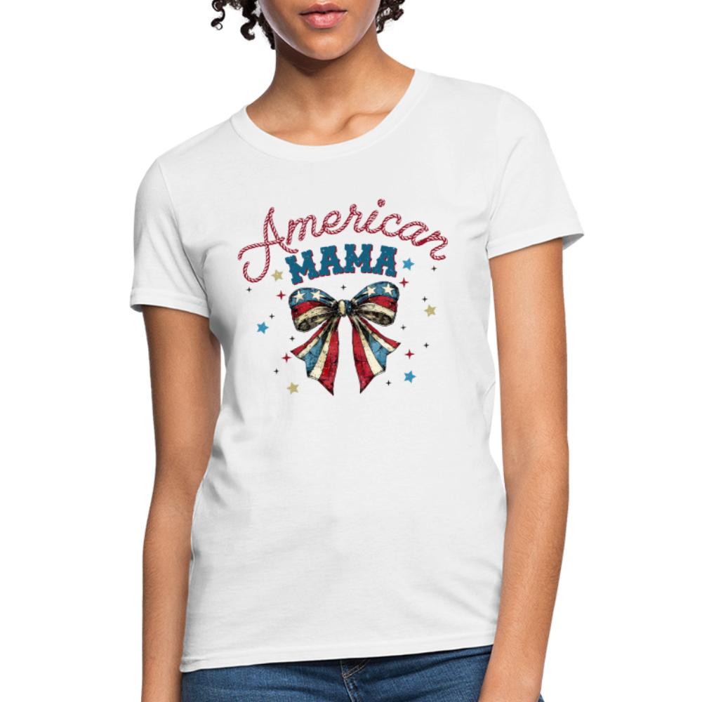 American Mama Women's T-Shirt - white