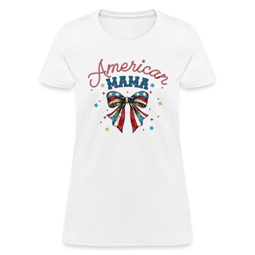 American Mama Women's T-Shirt - white