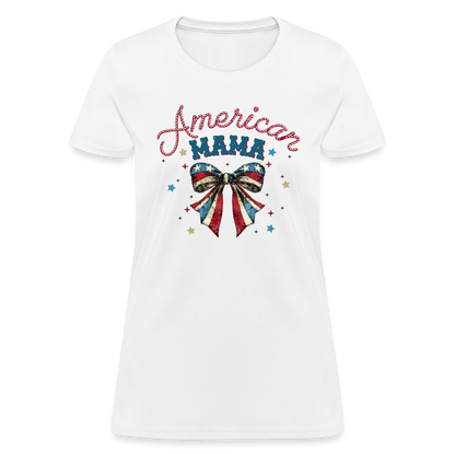 American Mama Women's T-Shirt - white