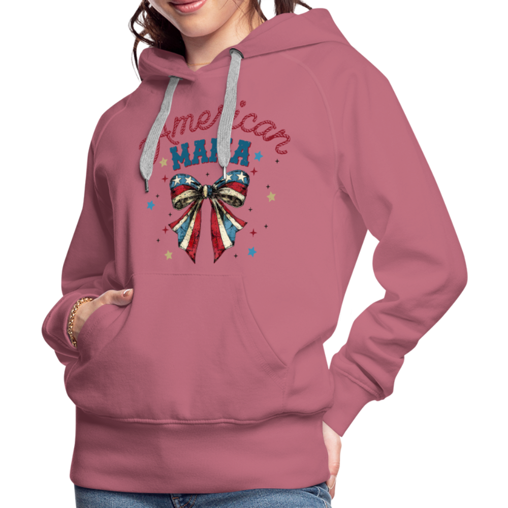 American Mama Women's Women’s Premium Hoodie - mauve