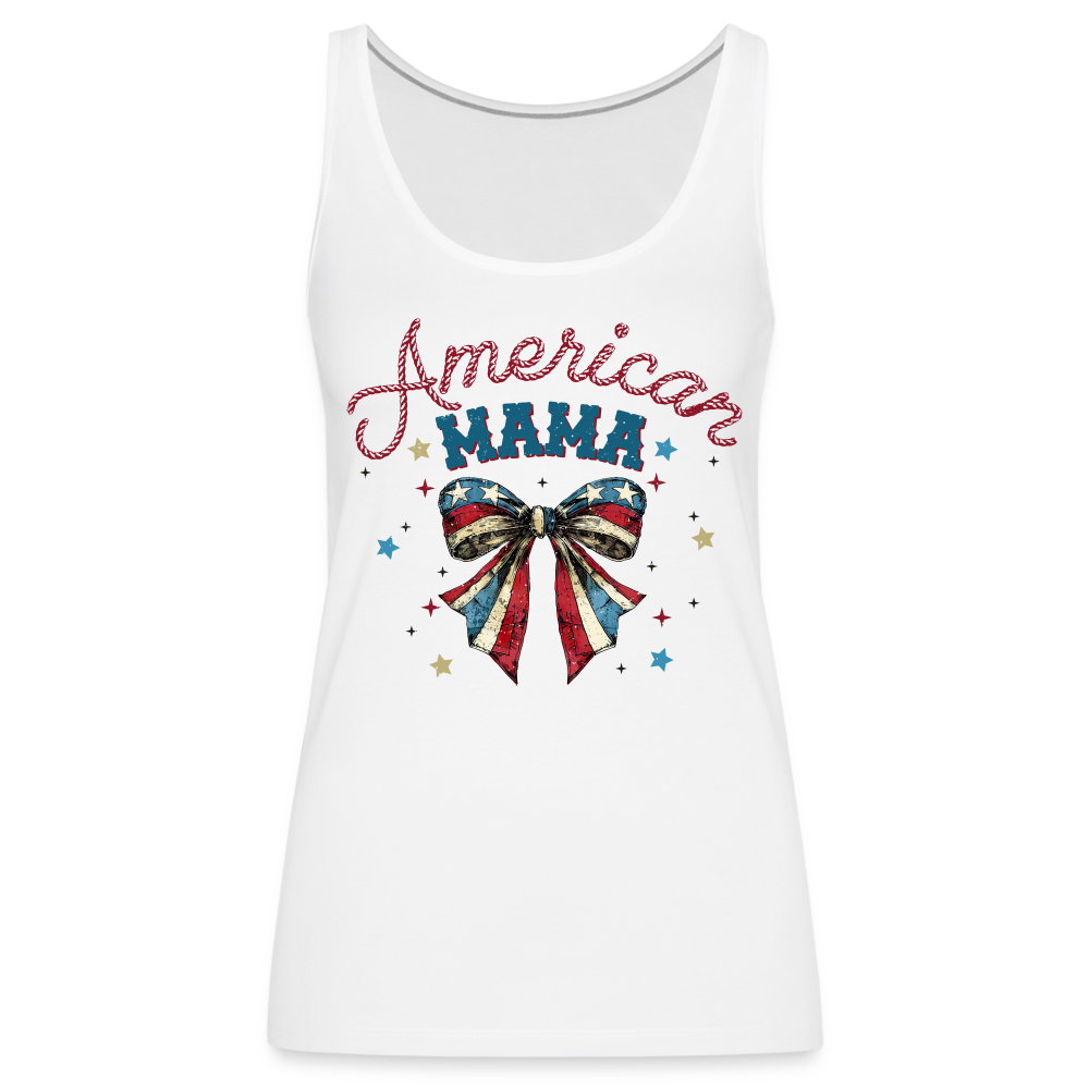 American Mama Women’s Premium Tank Top - white