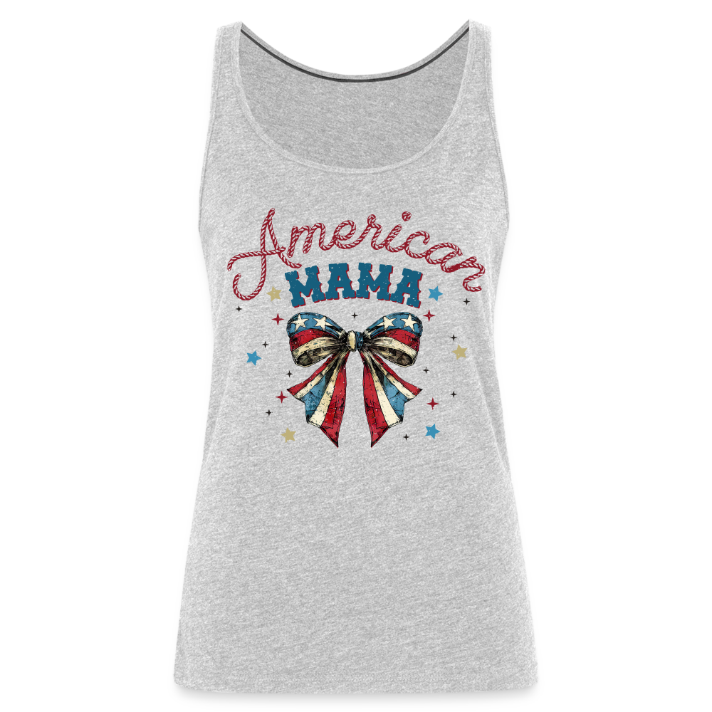 American Mama Women’s Premium Tank Top - heather gray